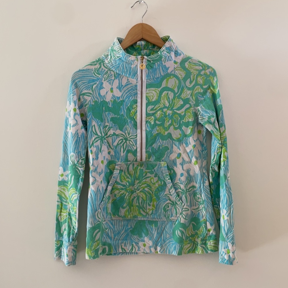 Lilly Pulitzer Skipper Popover Wave Rider - Picture 2 of 6